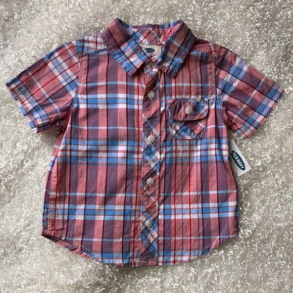 New with tags old navy baby polo plaid 18 to 24 months - Picture 6 of 10